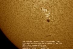 MC Sun 2015-08-09 09:21UT